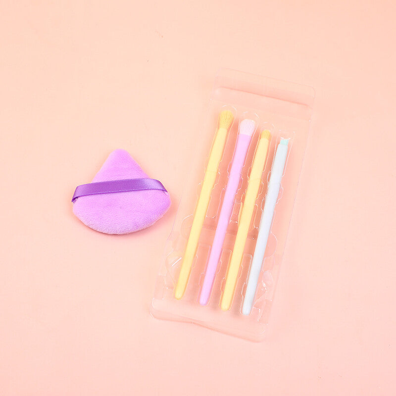 Pennello per il trucco colori neon set da 5 pezzi