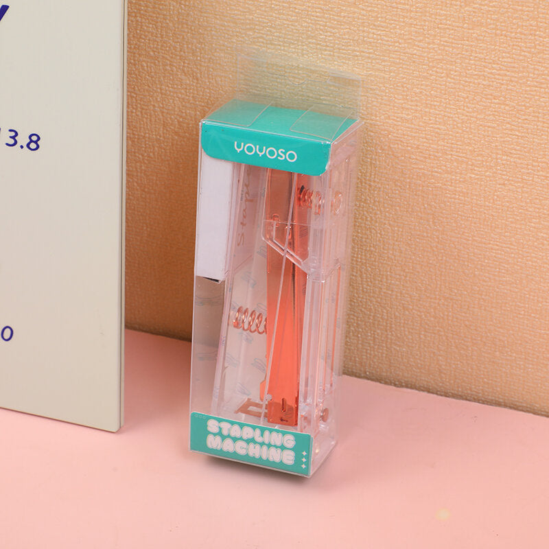 Spillatrice trasparente in acrilico con 1000 punti metallici - oro rosa