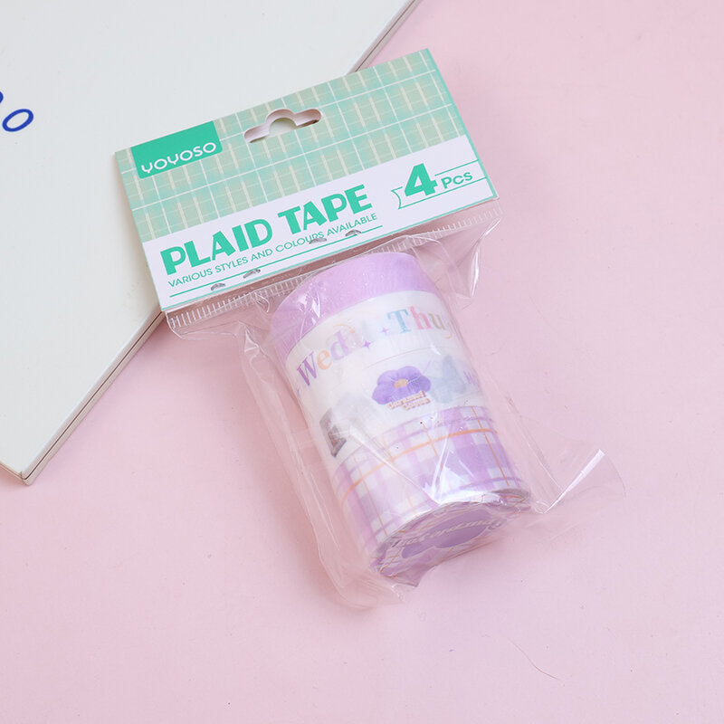 Nastro a quadri Summer Dream 4 pezzi