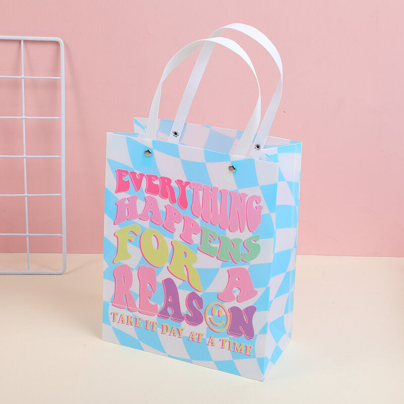 Borsa regalo in PP serie lettere inglesi, media