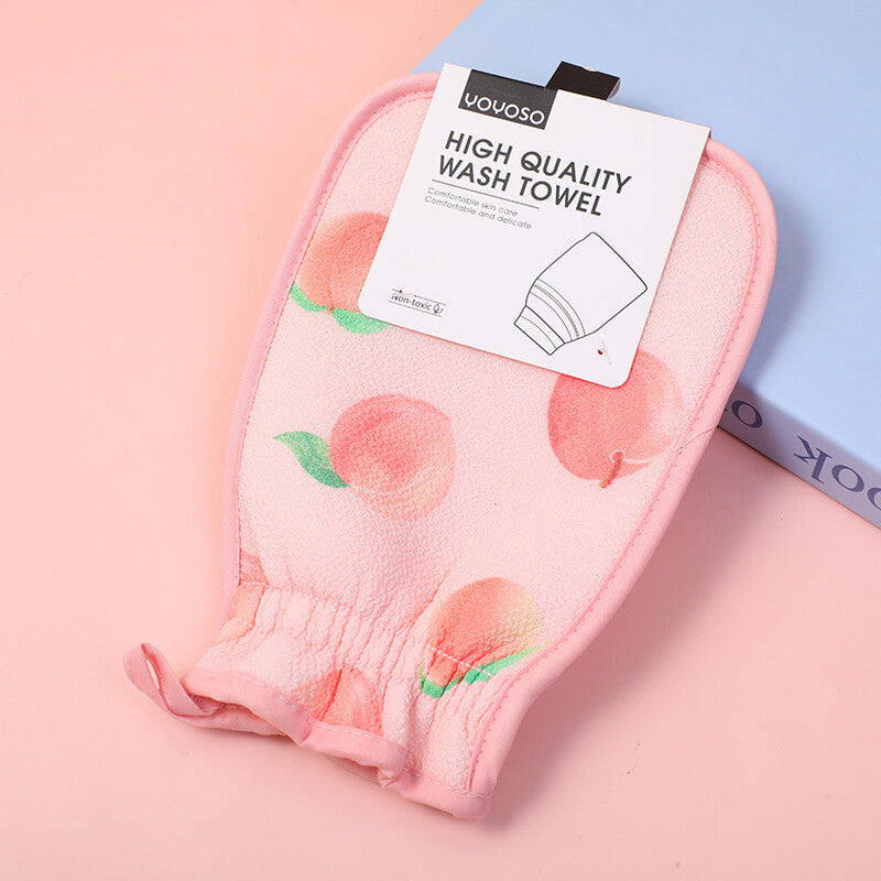 Asciugamano da bagno elegante color pesca