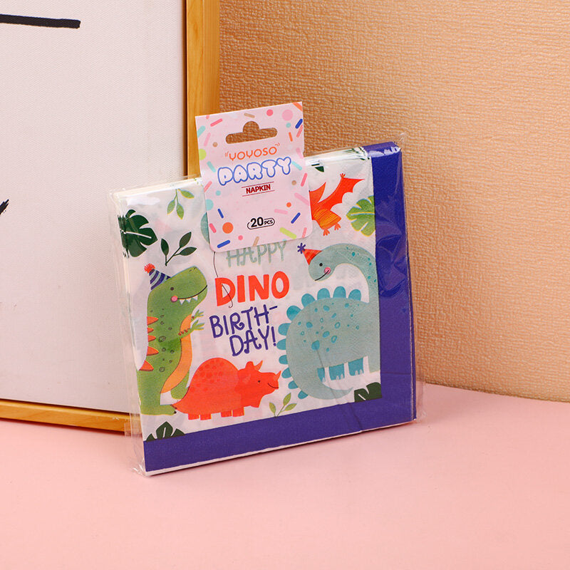 Carta velina per feste a forma di dinosauro *20 pezzi