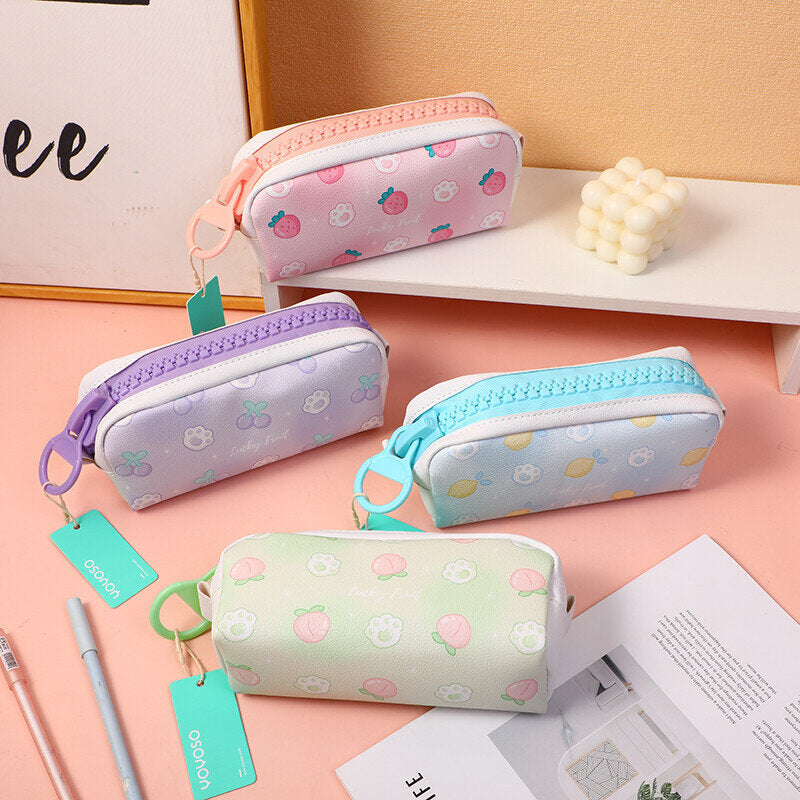 Astuccio portapenne con cerniera extra large della serie Fruit Party