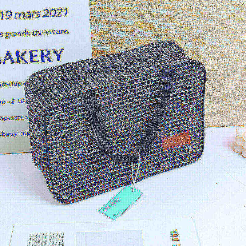 385 Borsa da bagno Beach Net - Strisce bianche