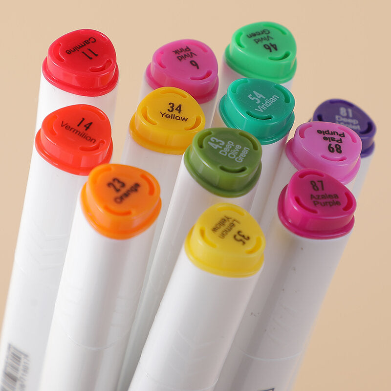 Pennarello triangolare a doppia estremità 12PCS