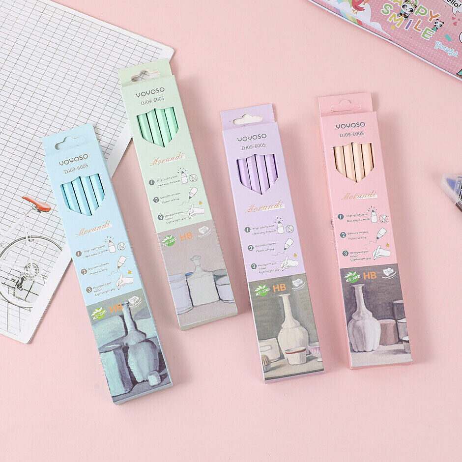 Matita HB Morandi 12pz in confezione di carta colorata