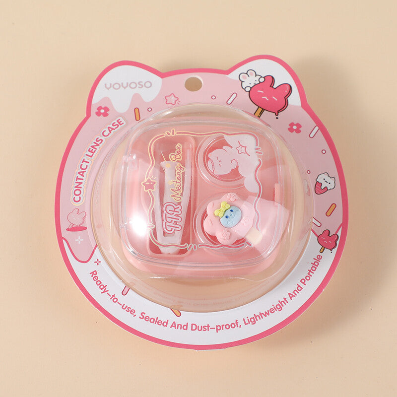 Astuccio simpatico per lenti a contatto della serie Creamy