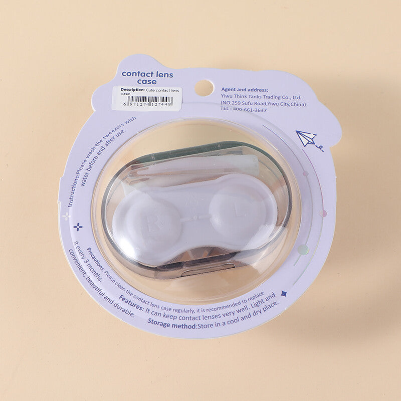 Simpatica custodia di lenti a contatto