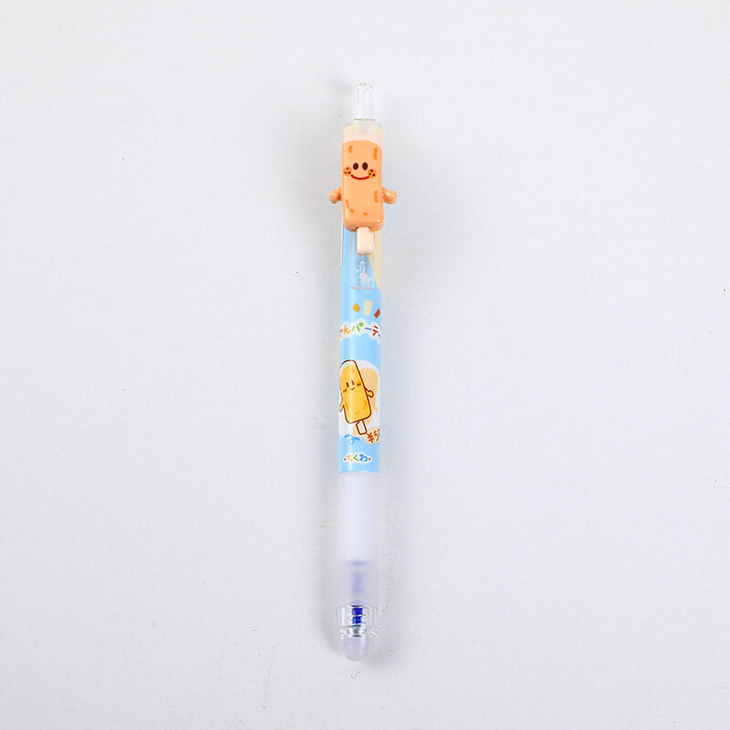 Cibo bollito caldo penna cancellabile blu