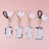 Portacarte Meow cat in bianco e nero tutto abbinato