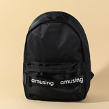 Zaino da donna semplice e portatile - nero