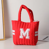 Borsa a tracolla con lettera inglese semplice - rosso