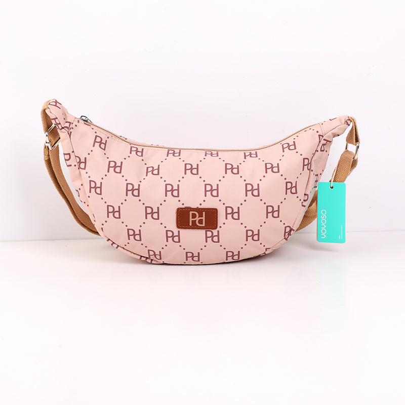 Elegante borsa a tracolla a tracolla - beige