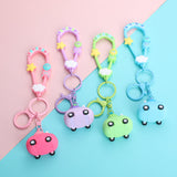 Serie Monster Family - portachiavi auto mostro con corda di presa