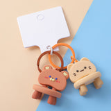 Carino animale domestico asilo piccola sedia portachiavi