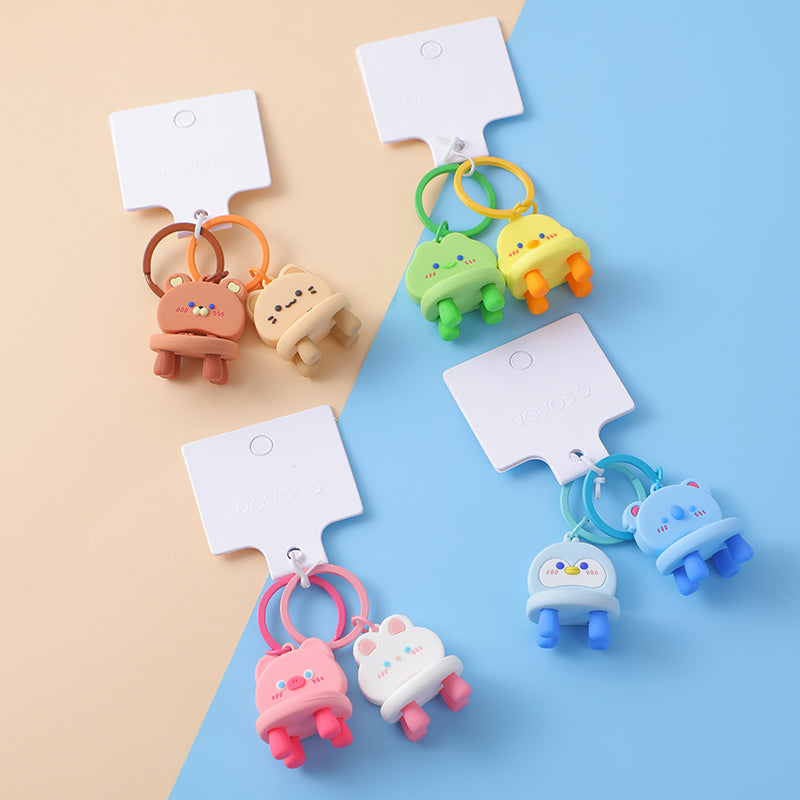 Carino animale domestico asilo piccola sedia portachiavi