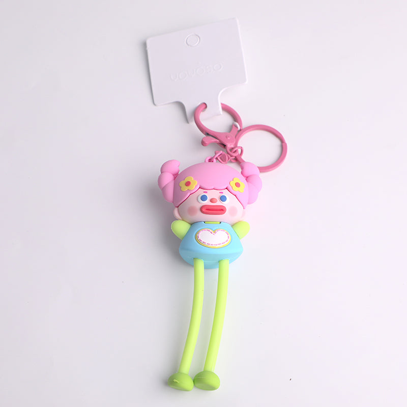 Portachiavi estensibile per bambole Dopamine ugly girl