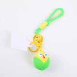 Catena portachiavi in stile "Screaming vegetables squeezing eye-popping"