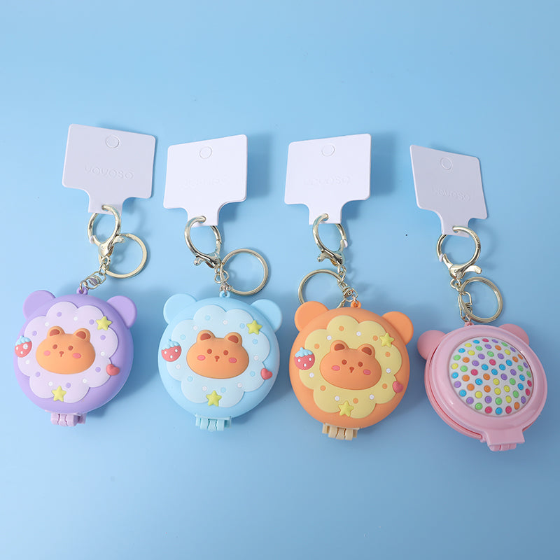 Portachiavi a specchio per vanità - orsetto