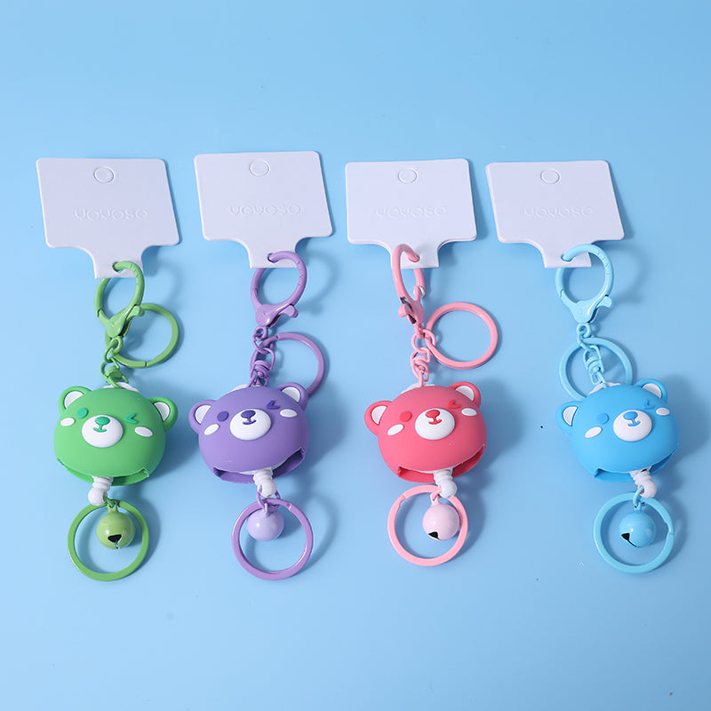 Portachiavi con fibbia a strappo - orsetto