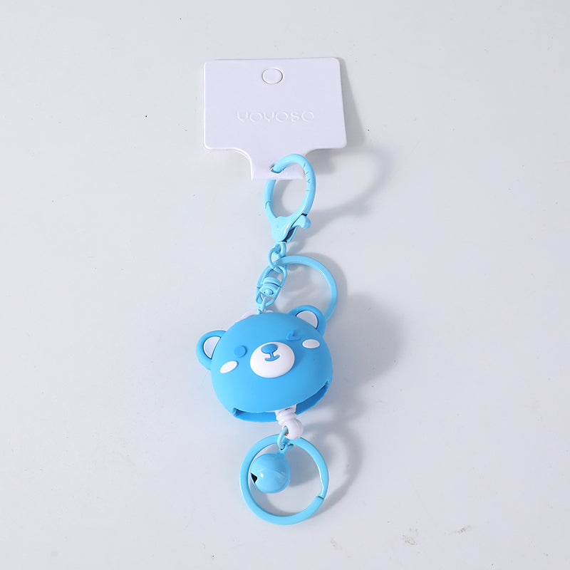 Portachiavi con fibbia a strappo - orsetto