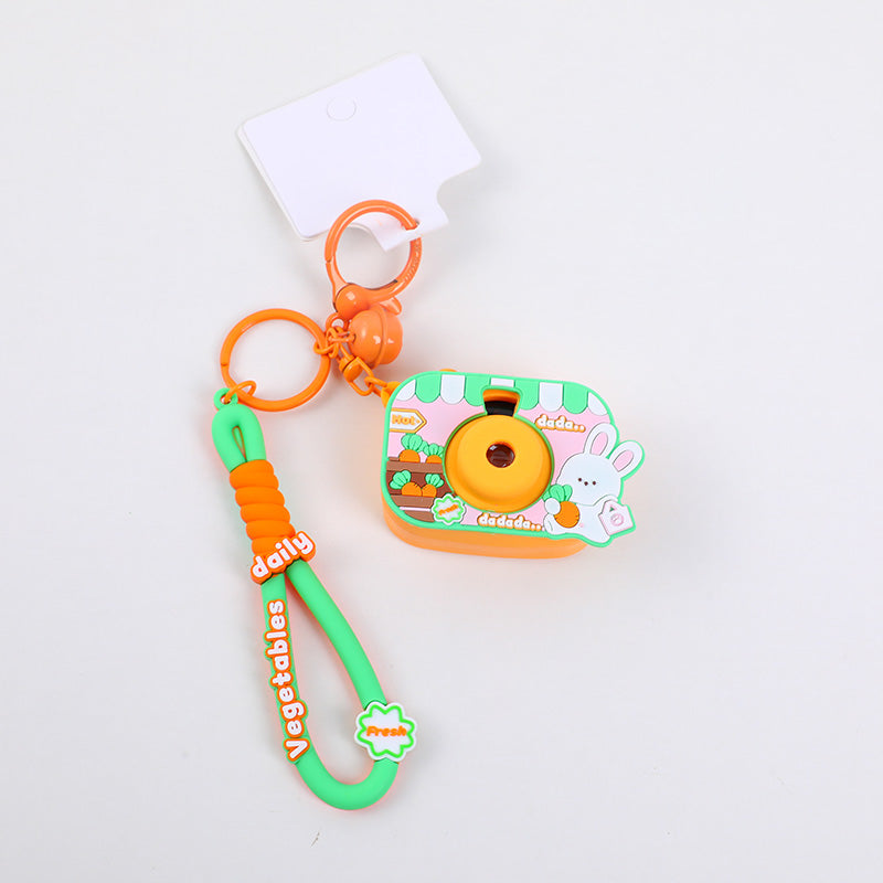 Portachiavi con telecamera per la proiezione di verdure urlanti