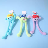 Portachiavi estensibile in peluche della bambola cool