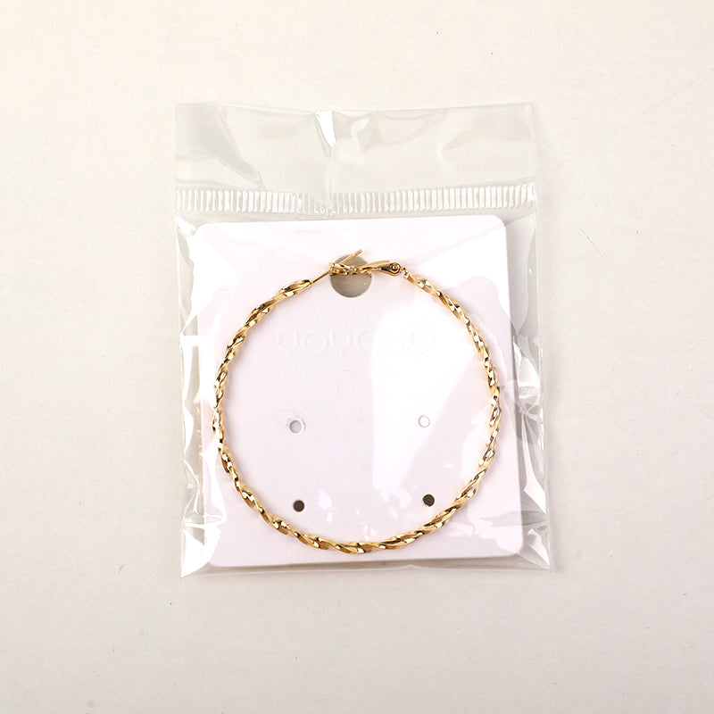 Orecchini a cerchio versatili-5cm (015)