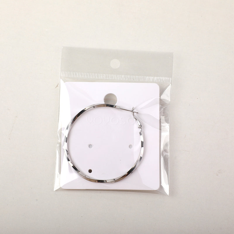 Orecchini a cerchio versatili-5cm (016) - un paio