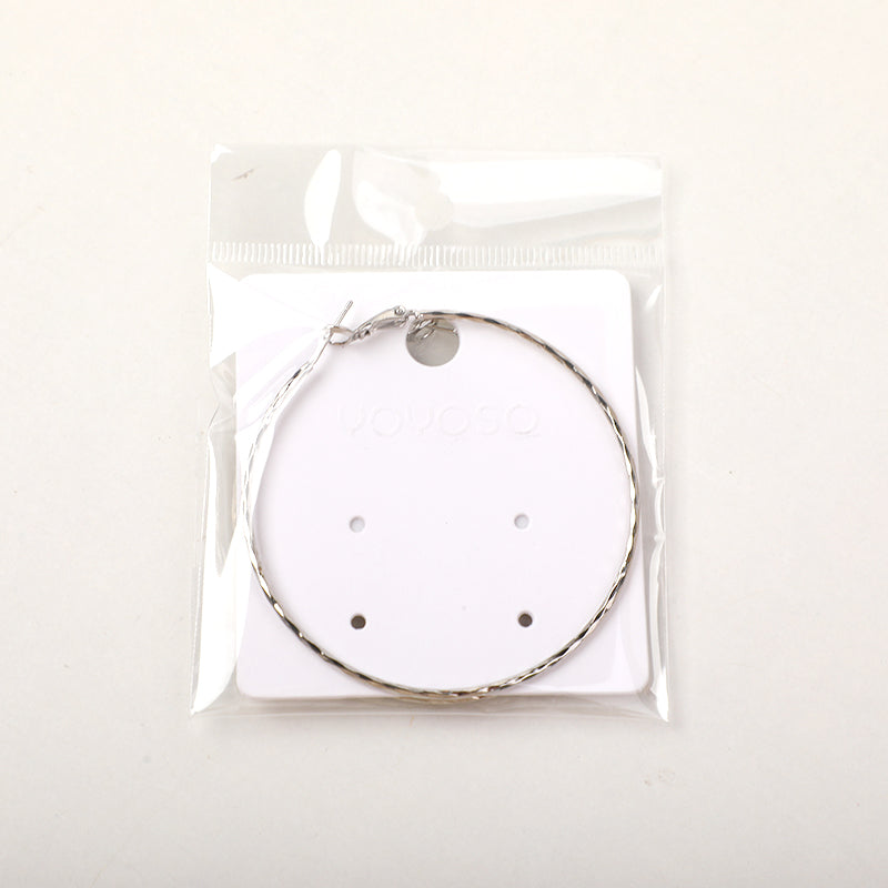 Orecchini a cerchio versatili-6cm (031) - un paio