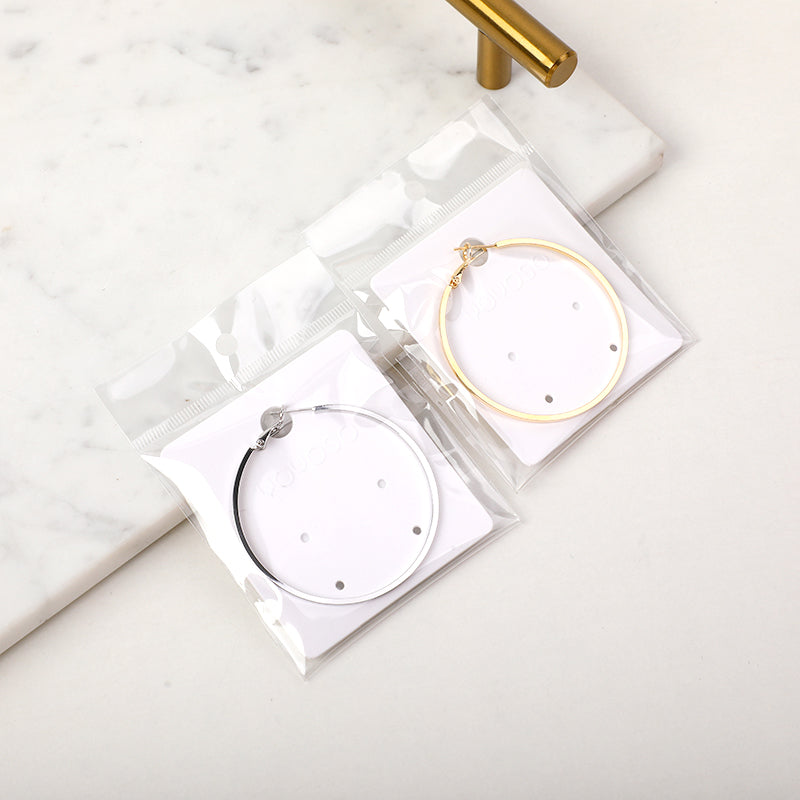 Orecchini a cerchio versatili-5cm (032) - un paio