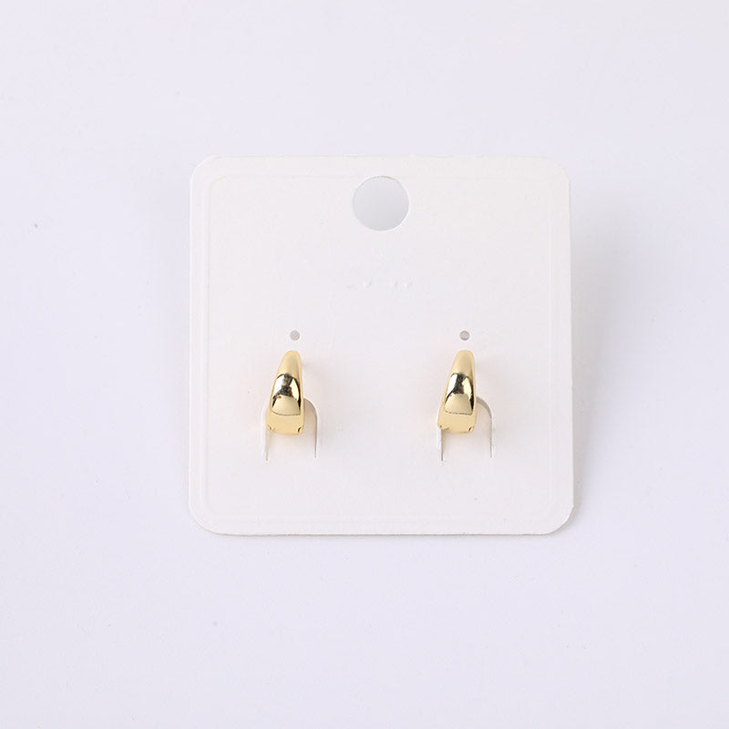 Orecchini in perline d'oro di colore puro