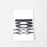 Forcina nera semplice 5 pz