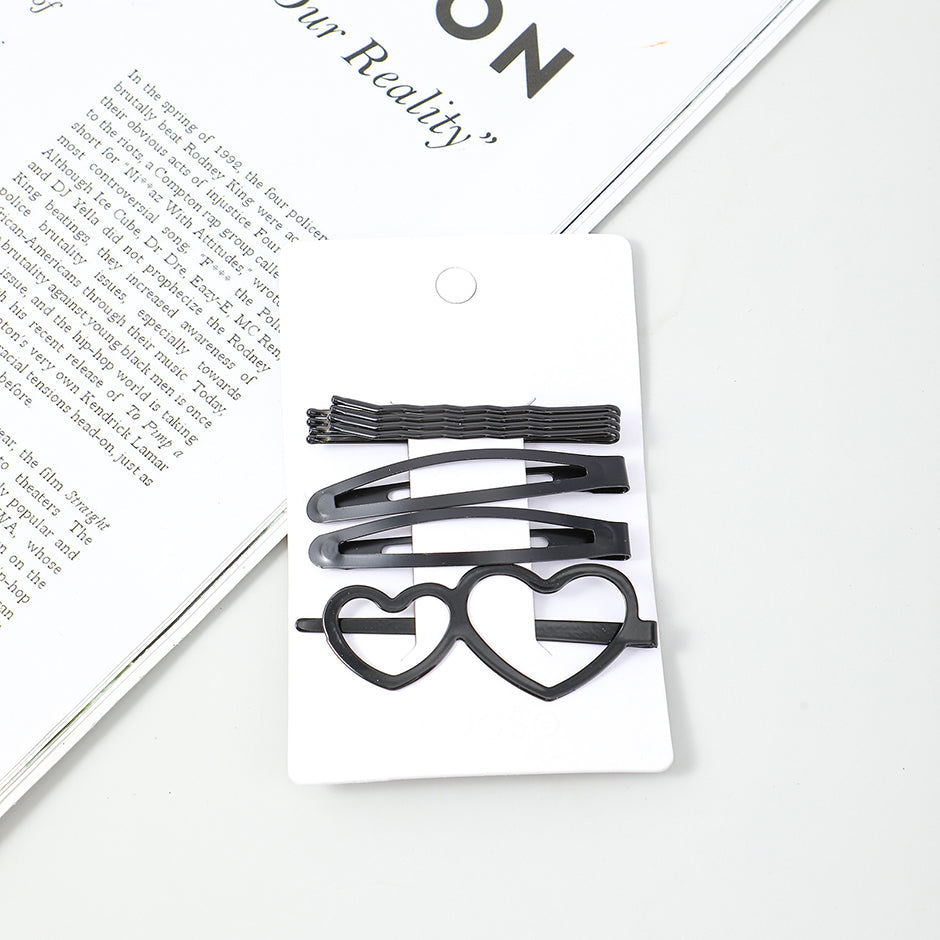 Forcina a cuore nera 4 pz