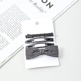 Forcina nera a pois 4 pz