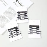 Forcina nera a forma di ombrello 5 pz