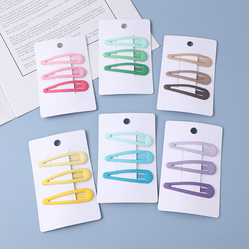 Primavera colore acqua goccia BB clip 3pcs