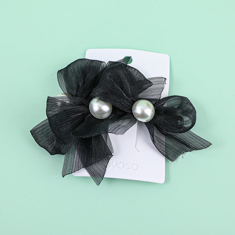 Fermaglio per capelli con filo di perle