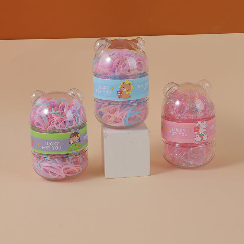 Combinazione di elastici a forma di testa d'orso