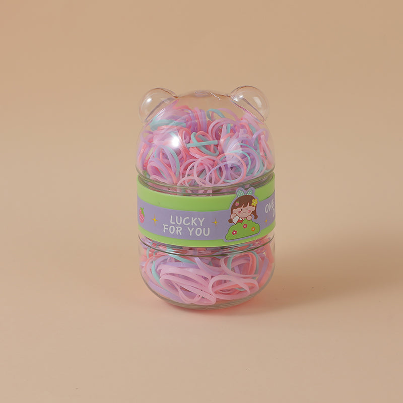 Combinazione di elastici a forma di testa d'orso