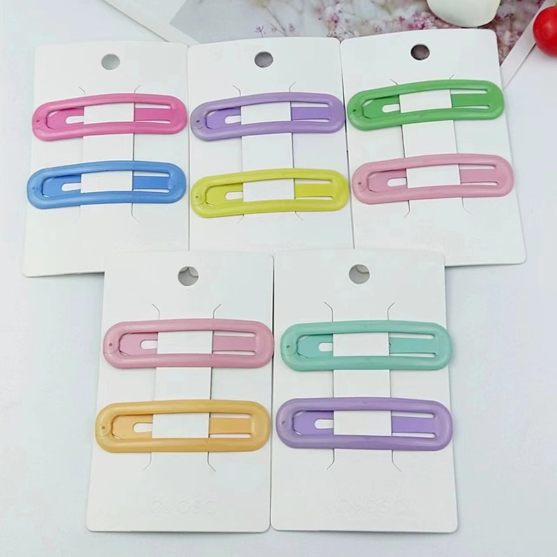 Clip BB ovale colorata-2pz
