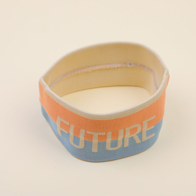 Fascia per capelli sportiva con monogramma sfumato