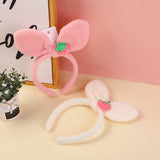 Cerchietti per capelli stereoscopica con orecchie di coniglio