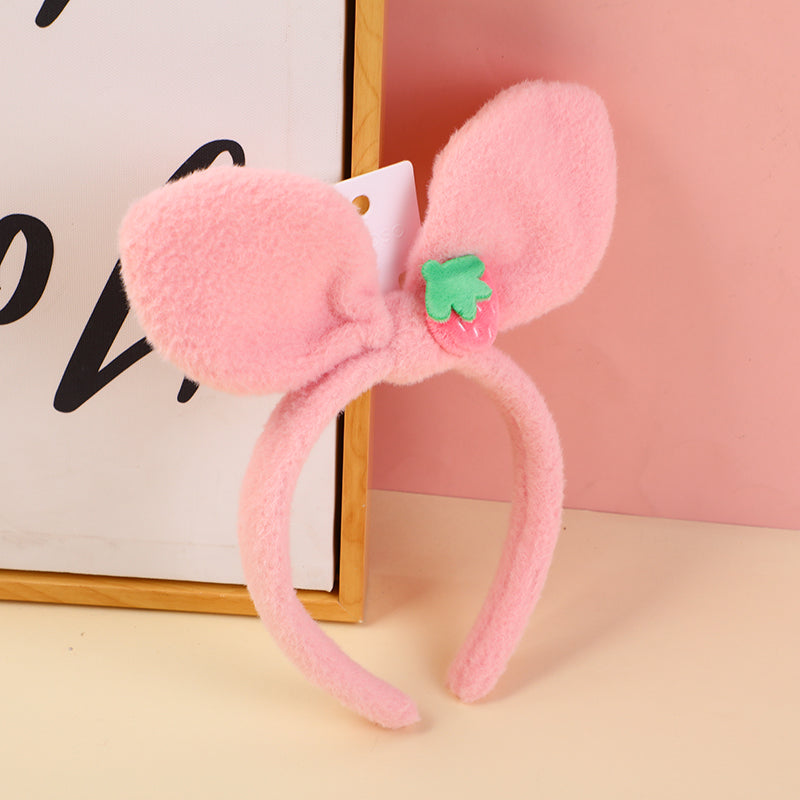 Cerchietti per capelli stereoscopica con orecchie di coniglio