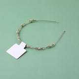 Cerchietti per capelli in lega di perle e strass alla moda-5