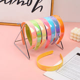 Cerchietti per capelli in acrilico con placcatura twist