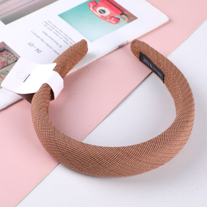 Cerchietto per capelli alta a teschio a scacchi scuri