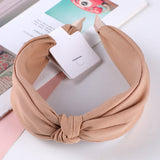 Cerchietti per capelli con nodo centrale