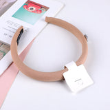 Cerchietto per capelli alta con teschio in tessuto monocromatico