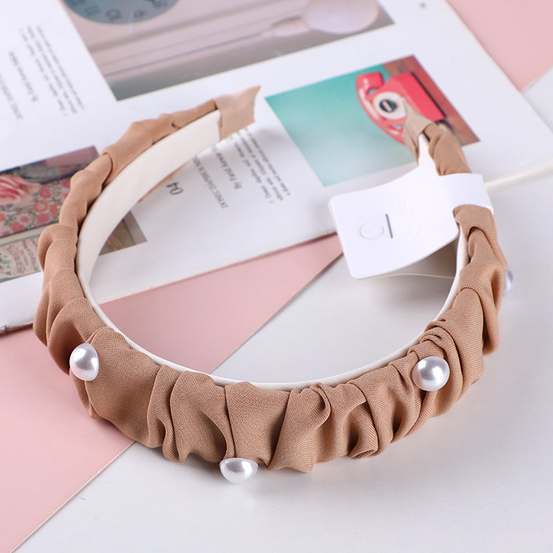 Cerchietto per capelli in tessuto monocromatico con dile